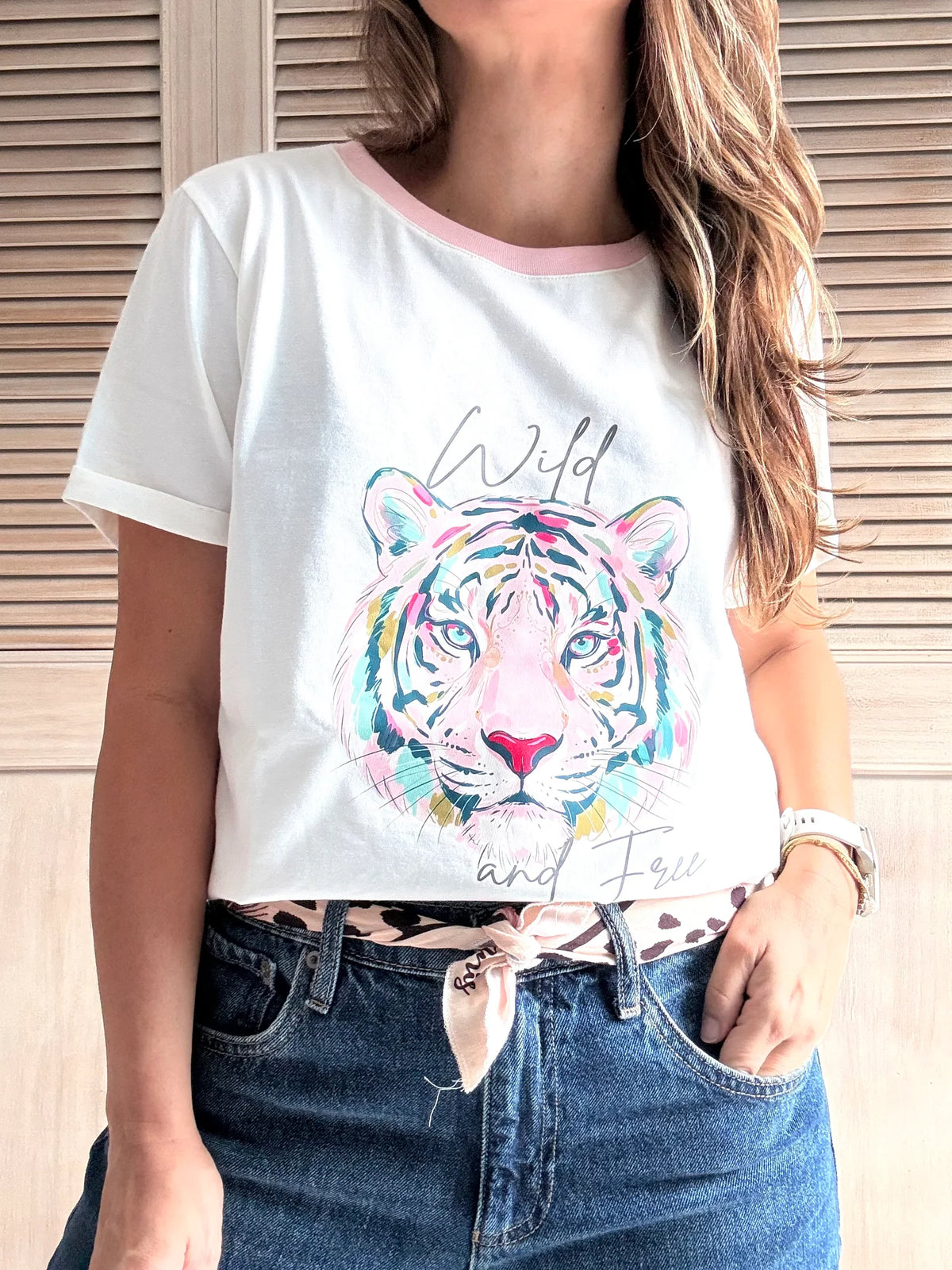 Camiseta Basica Trigre Wild and Free