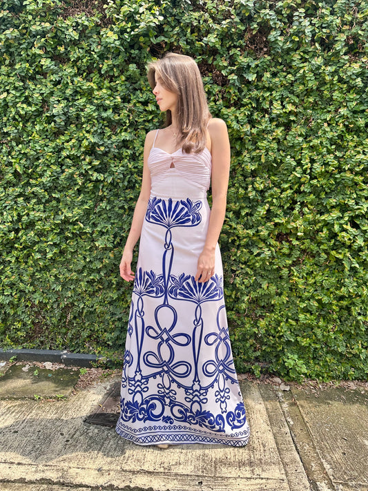 Vestido Elda Azul