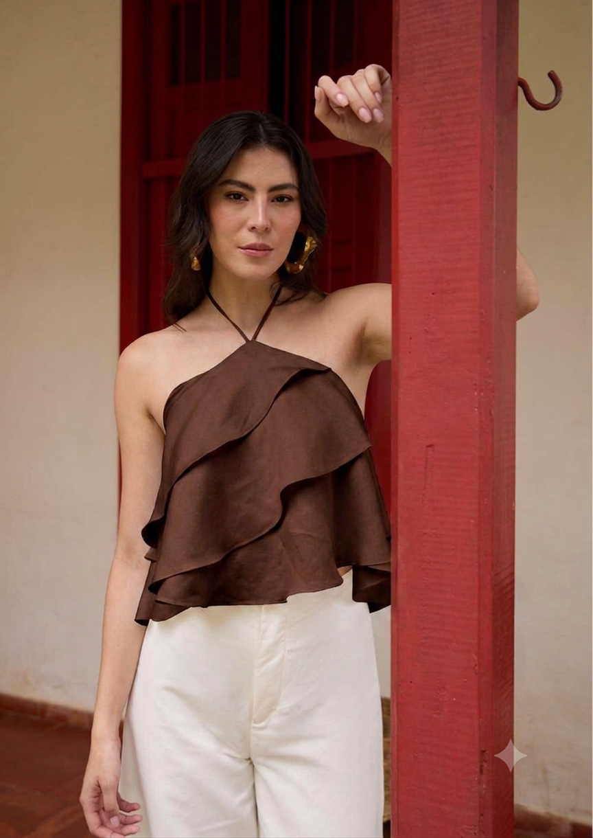Blusa Nina Chocolate
