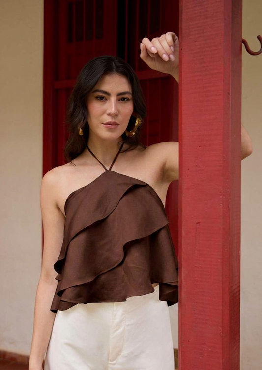 Blusa Nina Chocolate