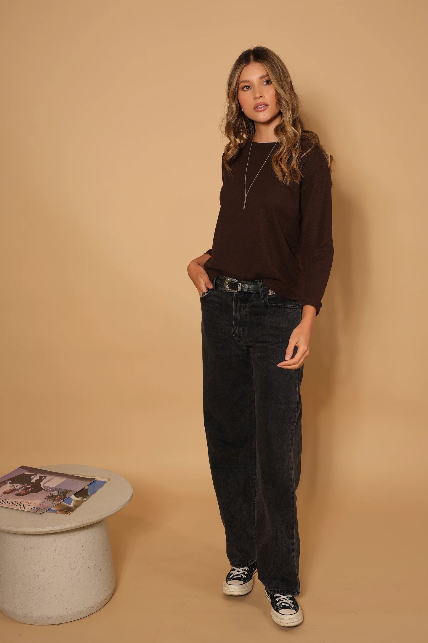Blusa Palena Cafe