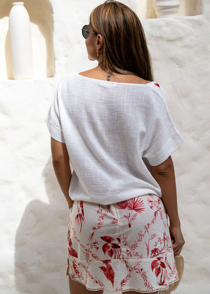 Blusa Carmen Marfil