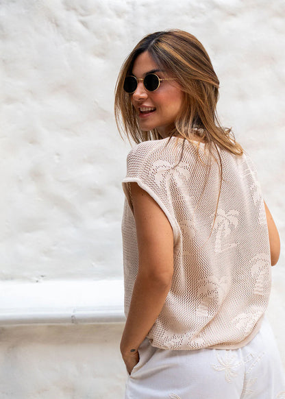 Blusa Fontana Palmeras