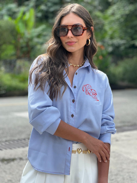 Camisa Jungla Azul
