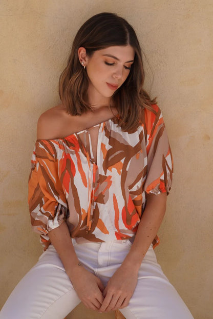 Blusa Maria Paz Tierra