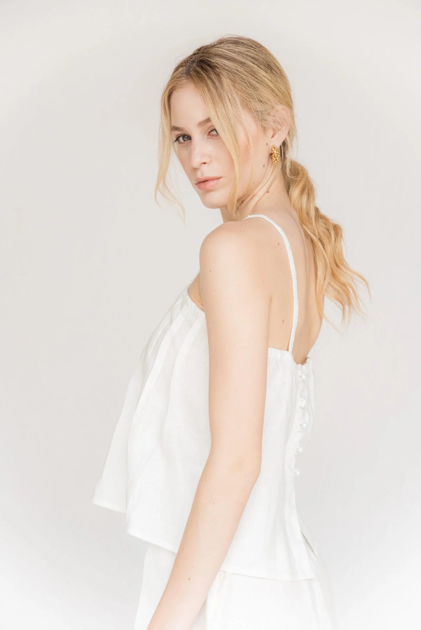 Blusa Mevak Blanca