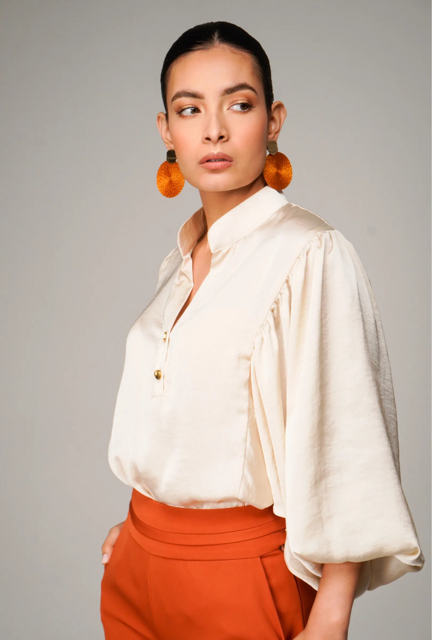 Blusa Milano Champaña