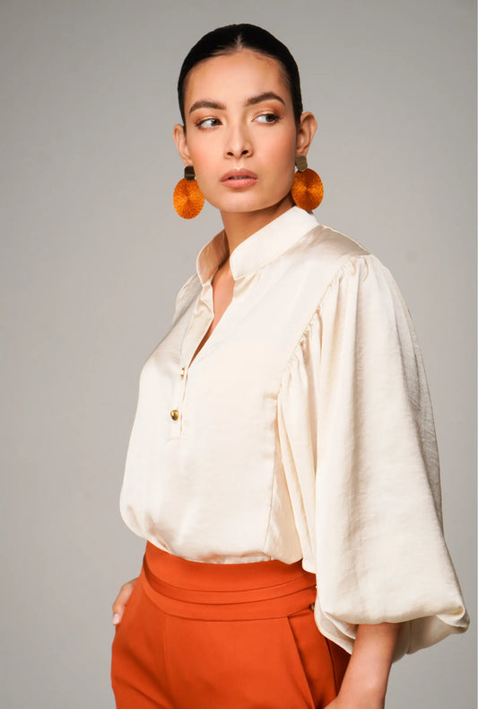 Blusa Milano Champaña