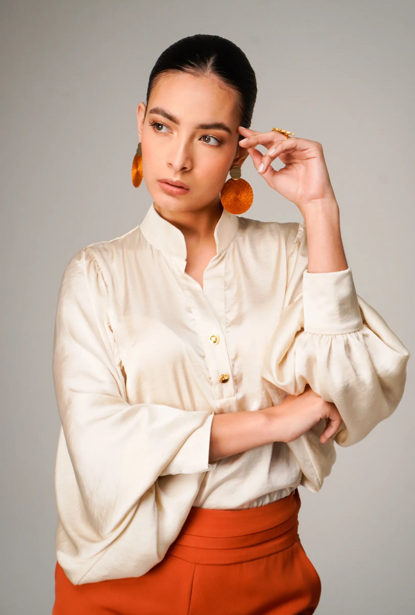 Blusa Milano Champaña