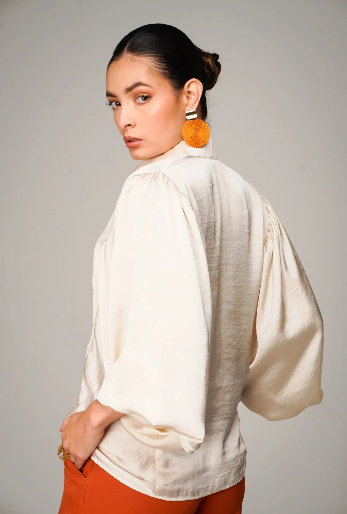 Blusa Milano Champaña