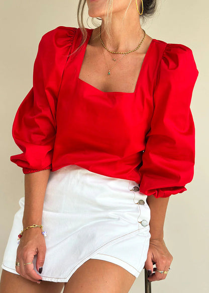 Blusa Paulina Rojo
