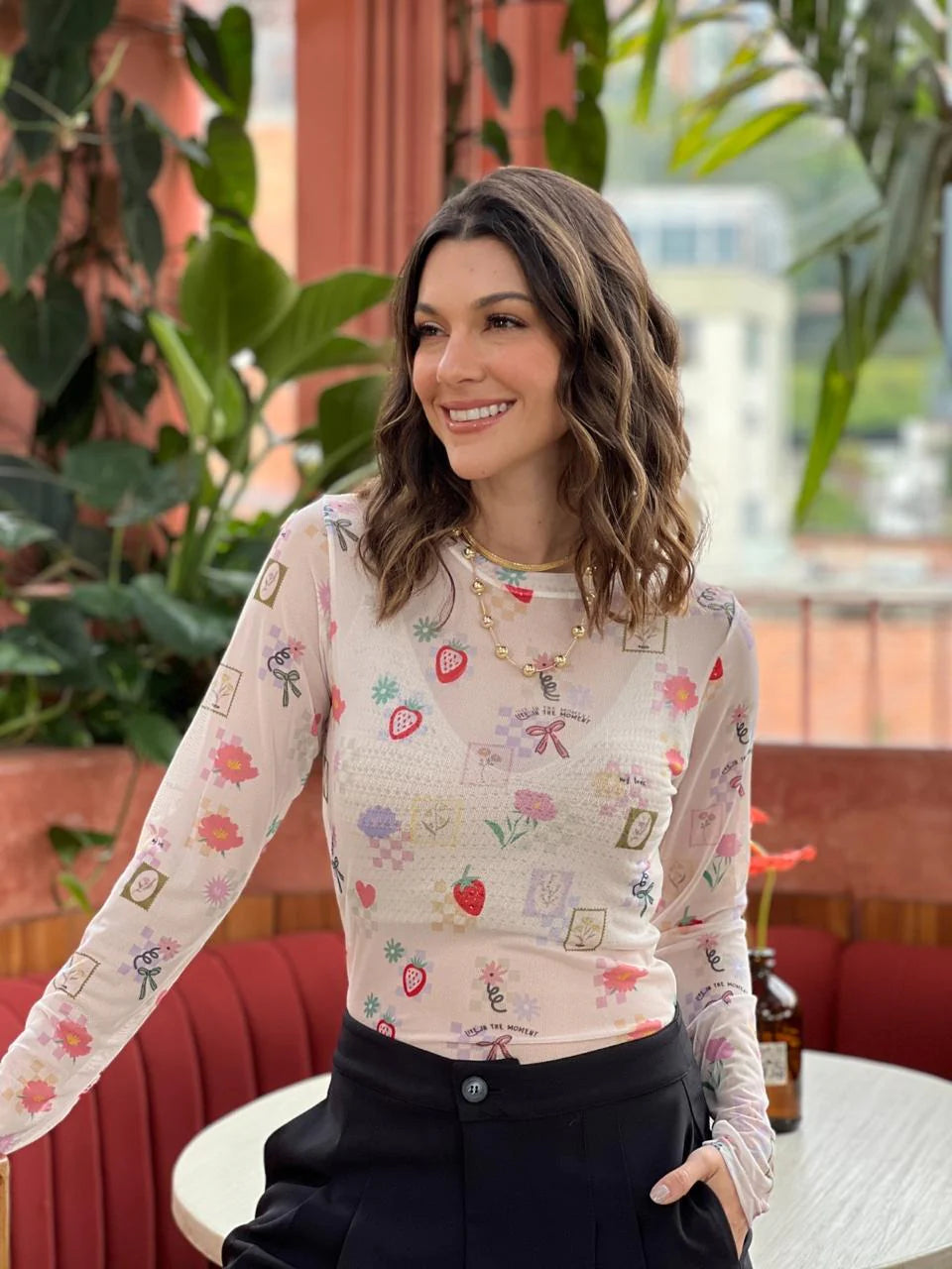 Blusa Picnic Crudo
