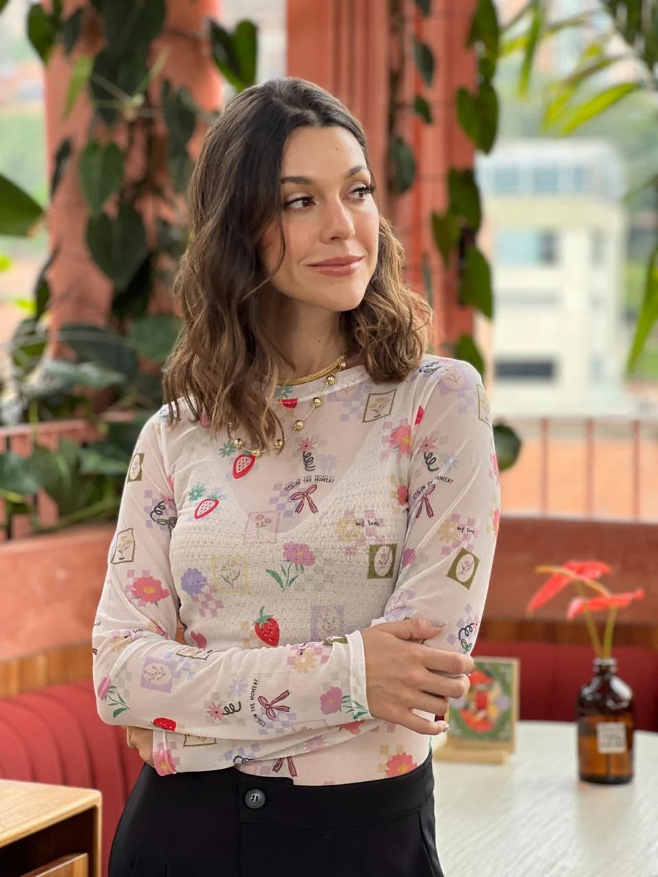Blusa Picnic Crudo