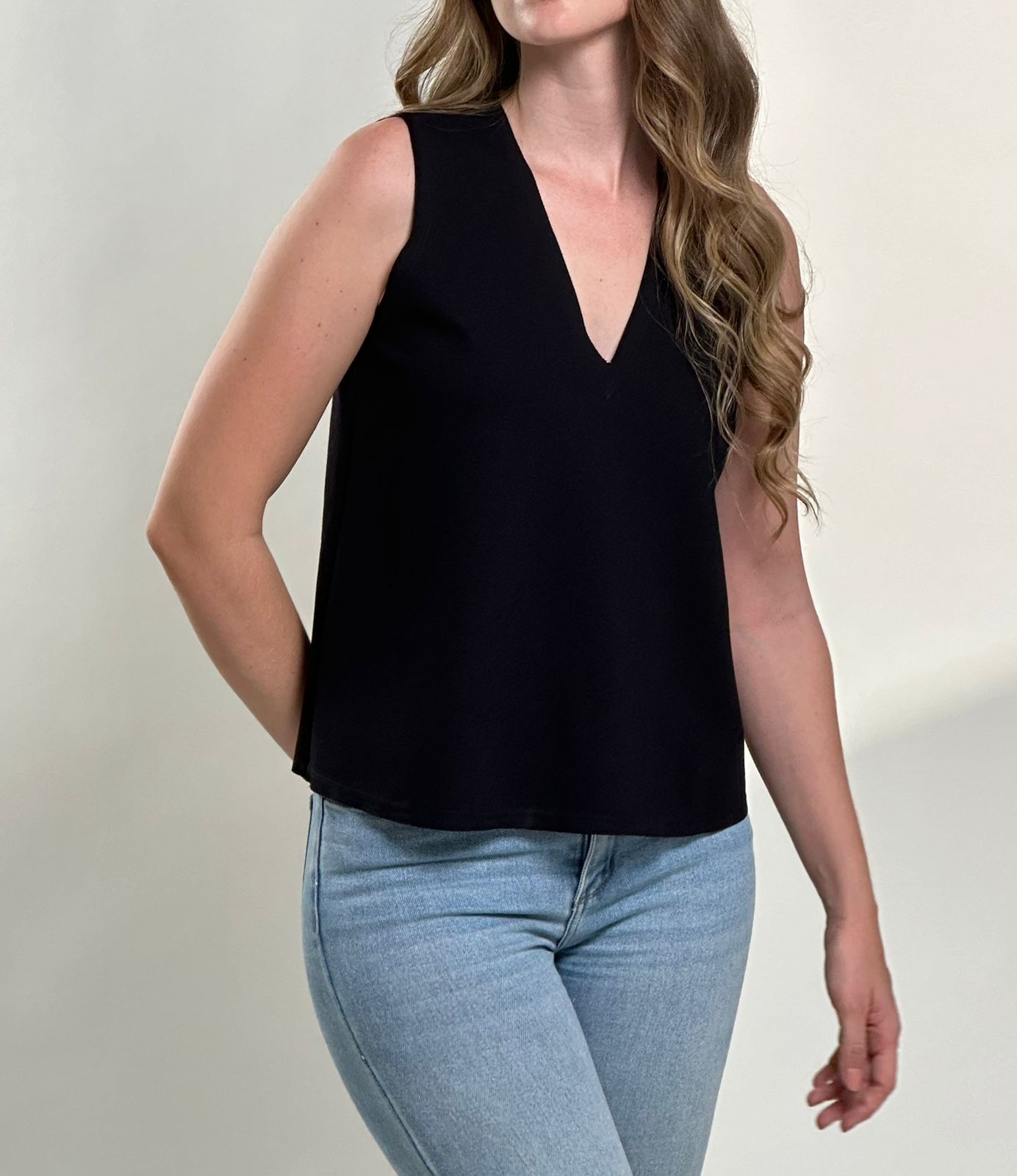 Blusa Pomadora Sisa Cuello V