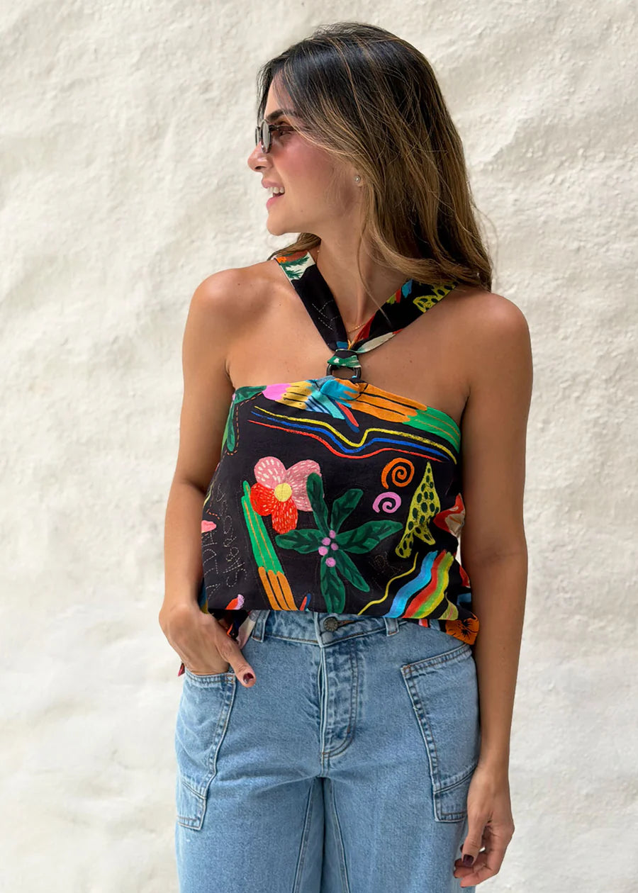Blusa Costeña Estampada