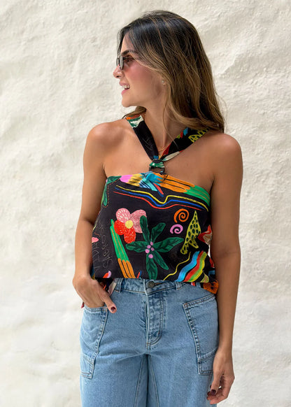 Blusa Costeña Estampada
