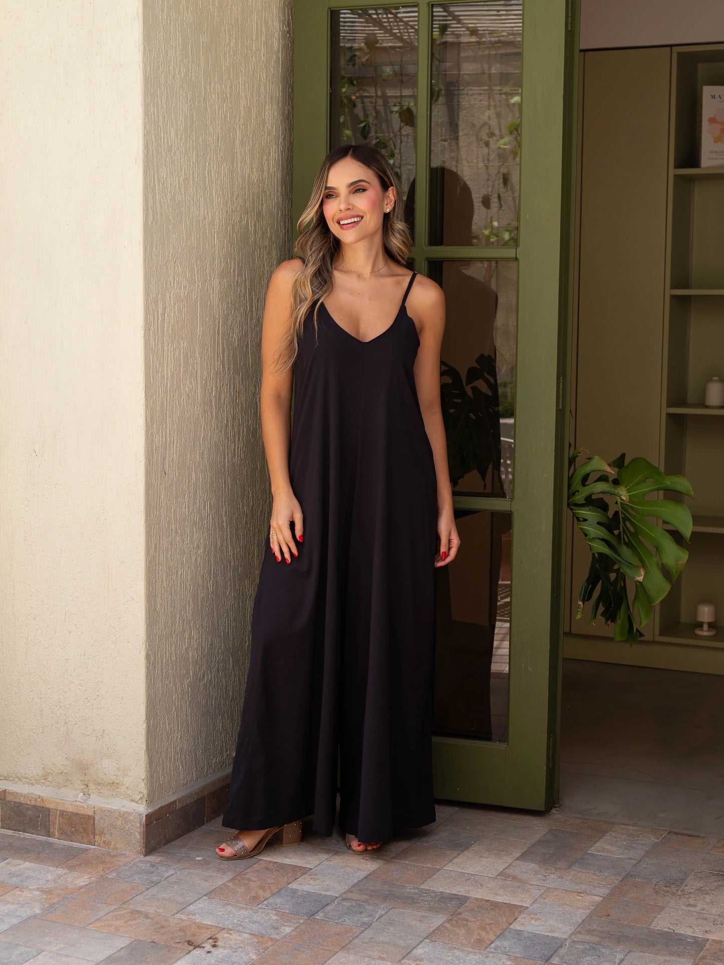 Enterizo Vale Plane Black