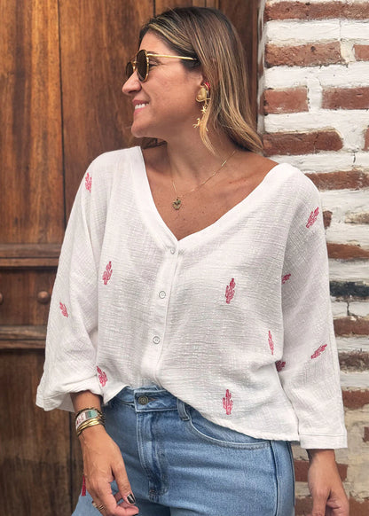 Camisa Guillermina Cactus