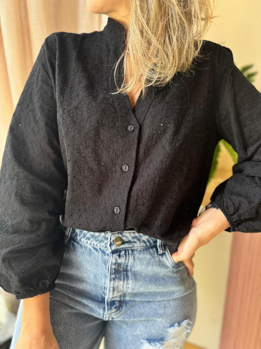 Camisera Mia Negro