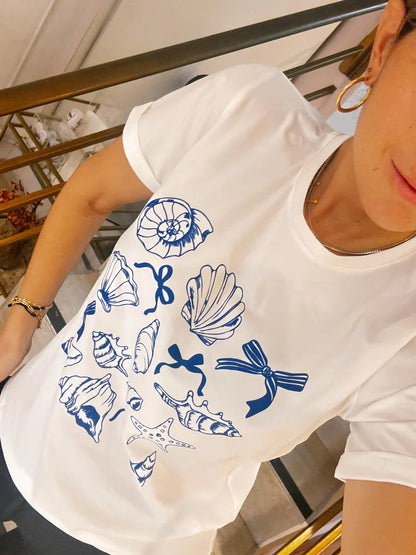Camiseta Coral Crudo