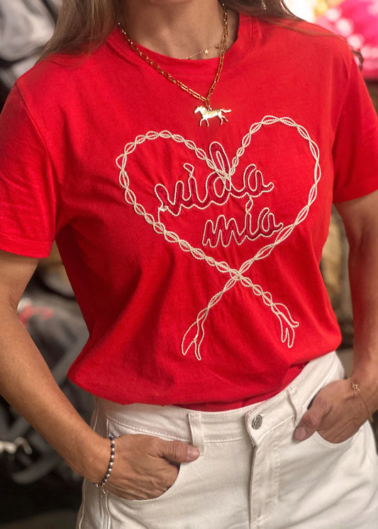 Camiseta Marie Rojo