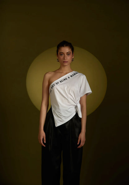 T-shirt Monarca Blanca