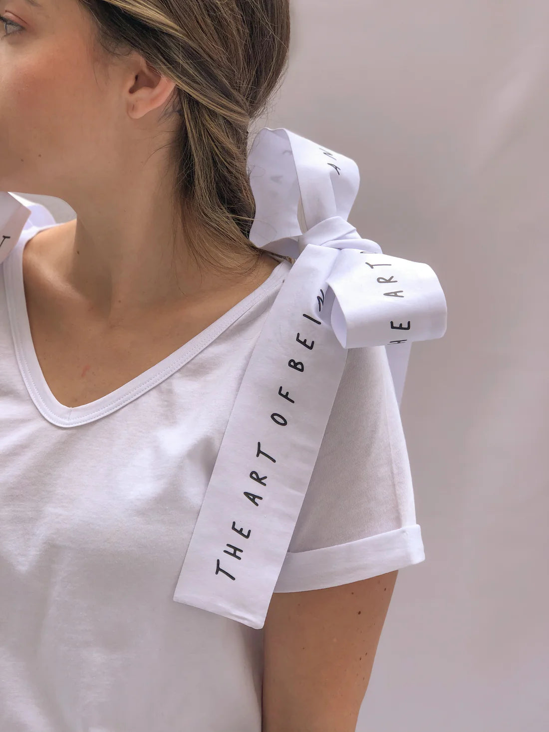 T-shirt Lazos Blancos