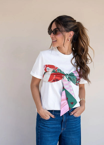 Camiseta Ami Marfil