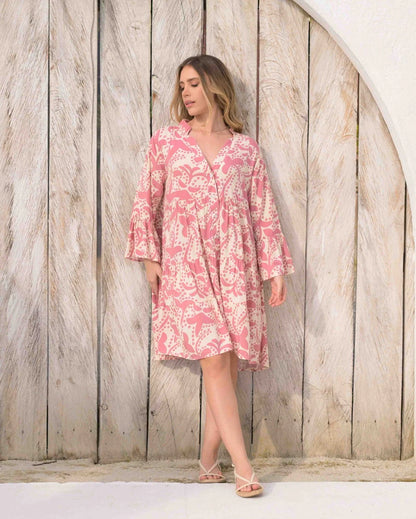 Vestido Lax Bloom Rose