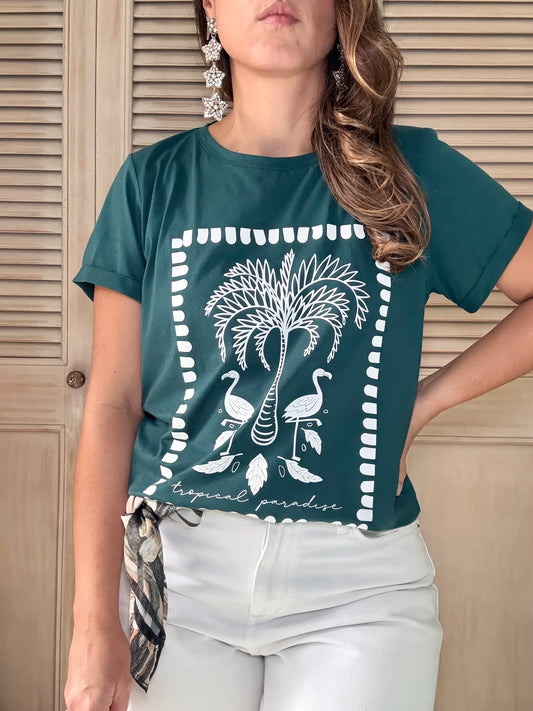 Camiseta Tropical Paradise