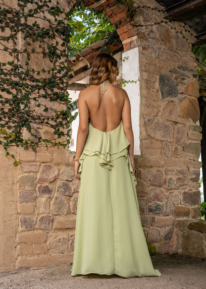 Vestido Romina Pistacho