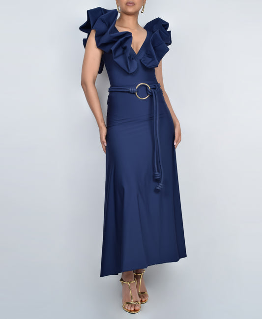 Falda Calista Azul Navy