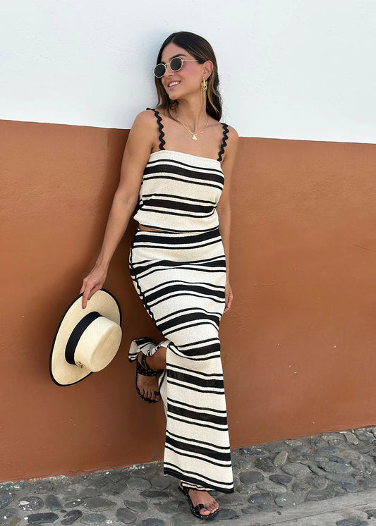 Falda Texas Marfil