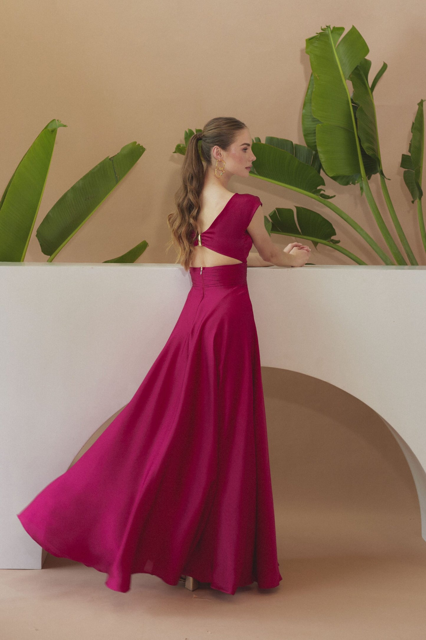 Vestido Tobago Fucsia