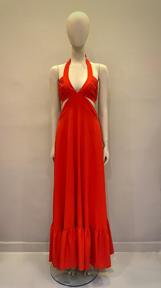 Maxidress Manuela Rojo