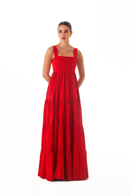 Maxidress Pilar Rojo