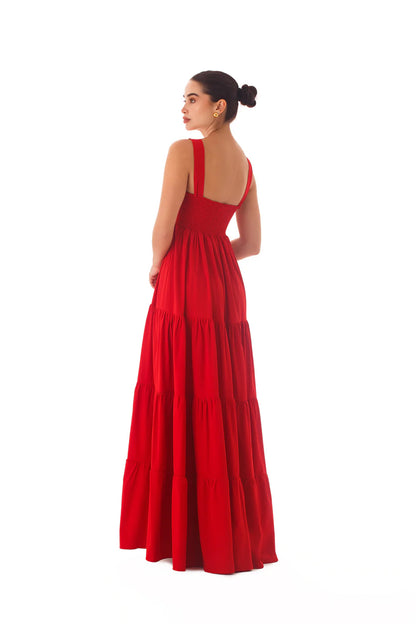 Maxidress Pilar Rojo