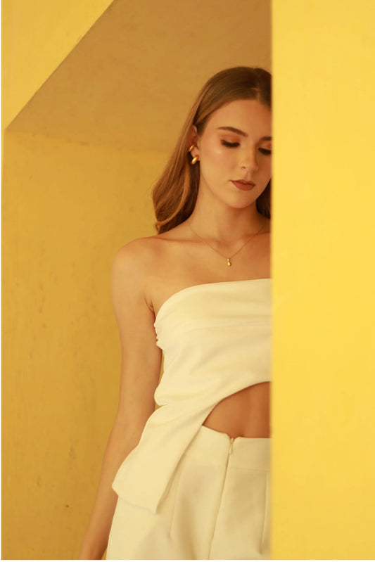 Mily Crop Top Blanco Hueso