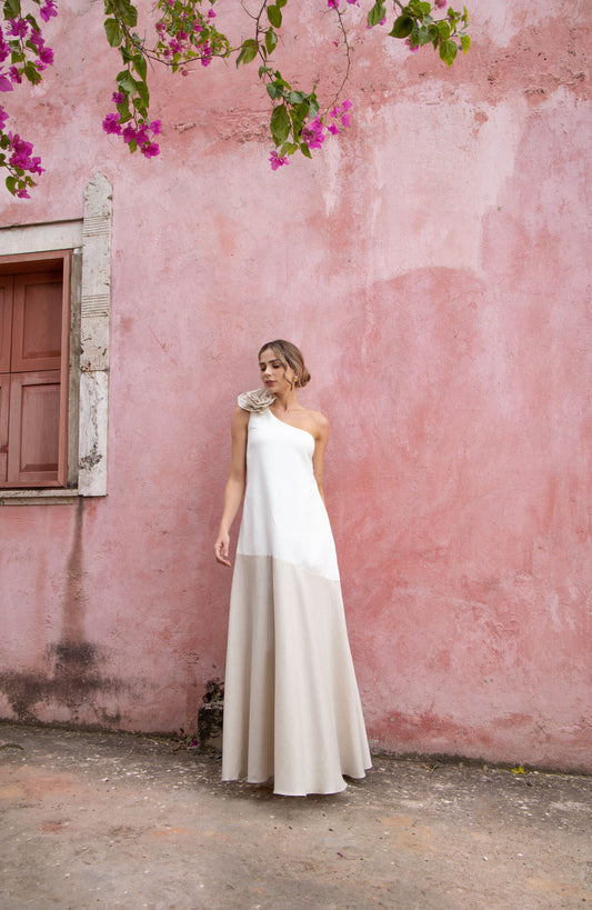 Vestido Alma Marfil