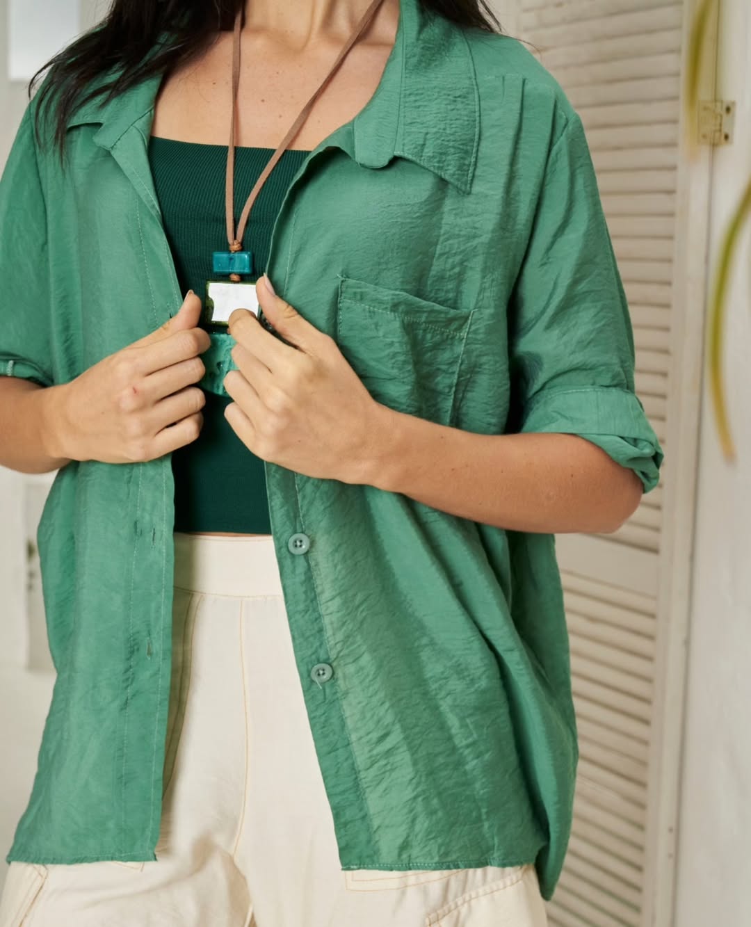 Pance Blouse Verde