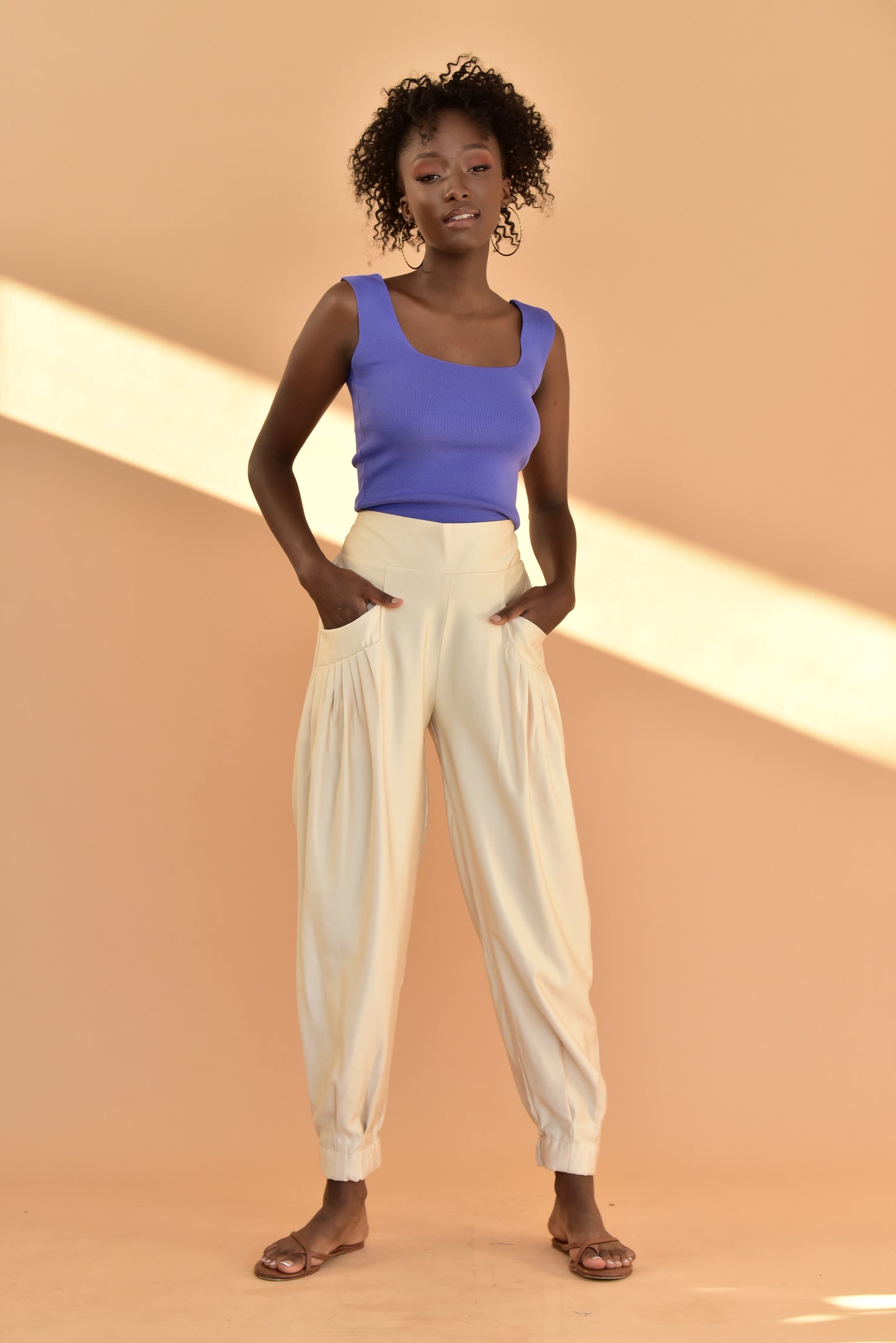 Perla Negra Pants Beige