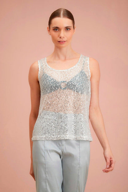 Top Reflejo Silver