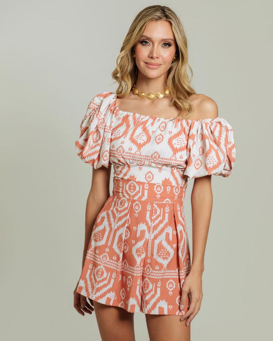 Short Sandra Orange