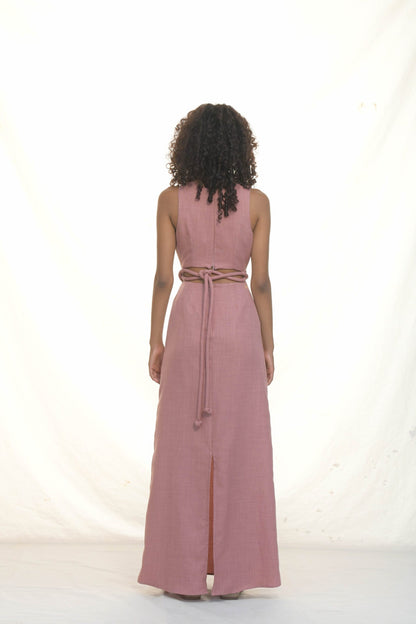 Vestido Halictus Palo de Rosa