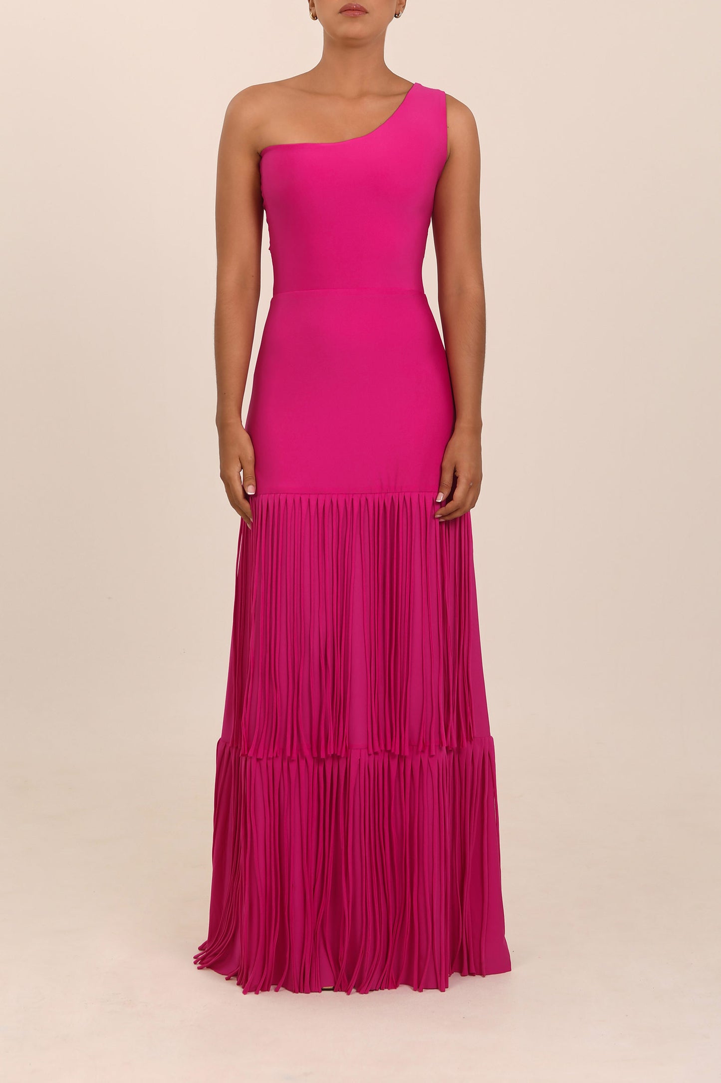 Vestido Jazmin Magenta Oscuro