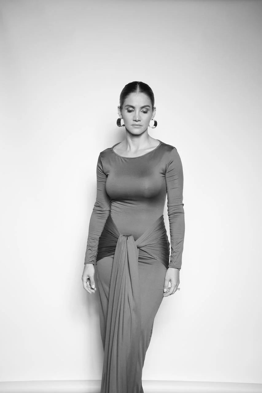 Vestido Loto Café