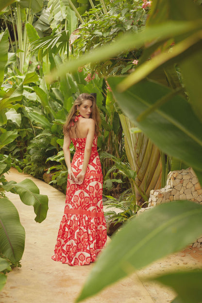 Vestido Mabel Naranja