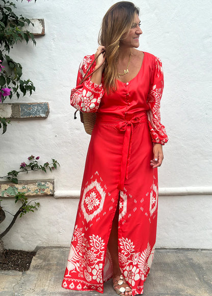 Vestido Rubiela Rojo