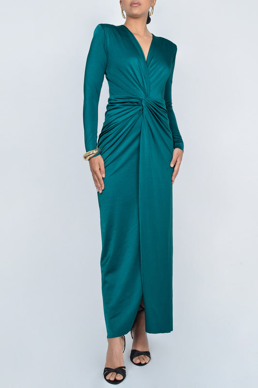 Vestido Valentina Verde Botella