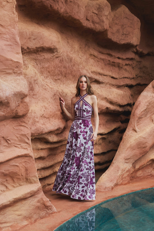 Vestido Vera Morado
